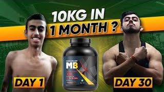 MuscleBlaze Super Gainer XXL Results  2x faster weight gain [upl. by Ailices]