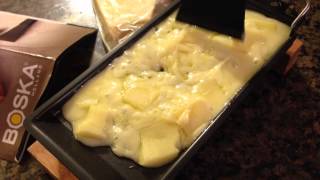 Melting Raclette for a Grilled Cheese Sandwich [upl. by Blane643]