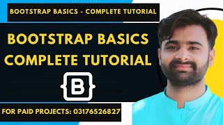 Complete Bootstrap in one Tutorial  Introduction to Bootstrap Basics to Advanced in one Video [upl. by Airdnassac982]