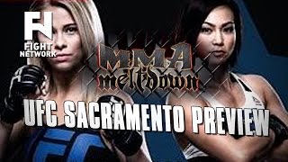 UFC Fight Night Sacramento Preview with Gabe Morency amp GambLou  MMA Meltdown [upl. by Annairol744]