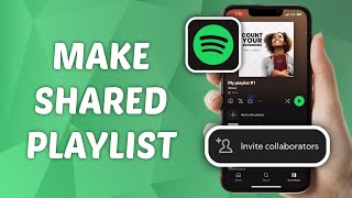 How to Make Shared Playlist on Spotify  Invite People to Spotify Playlists [upl. by Ulric]