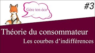 Microéconomie  Propriétés des Courbes dindifférences  Théorie du consommateur 3 [upl. by Ahders]