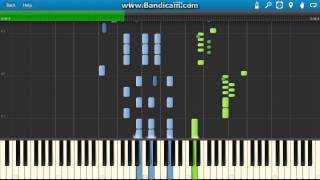 Johann Strauss II  AnnenPolka op 117 piano Synthesia [upl. by Ennyroc178]