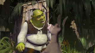 Shrek 2001 Shrek and Donkeys Argument Scene [upl. by Sinnek]