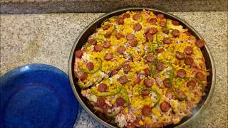 Pizza de massa de farinha de arroz  SG [upl. by Araet]