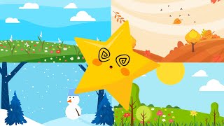 The Seasons Song  Song for kids  Star Shine  Nursery Rhymes for Preschool [upl. by Yate]