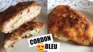 Cordon bleu faitmaison  Recette simple et rapide Cookwithso [upl. by Trinia]