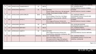 Paramedical Degree course seat allotment released [upl. by Walczak]