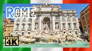 La Fontaine de Trevi à Rome 🇮🇹 italie [upl. by Nnylaehs]