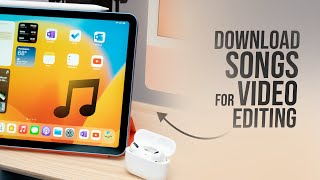 How to Download Songs for Video Editing on iPad tutorial [upl. by Yankee]