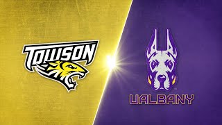 Highlights Ualbany vs Towson  2023 CAA Football [upl. by Engamrahc]