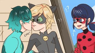 Kitty Likes Tickle Miraculous Ladybug Comic Dub [upl. by Gypsie]