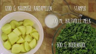 Boerenkoolstamppot recept  Jumbo [upl. by Elden391]