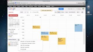 How to ICS KalenderDatei in den GoogleKalender importieren [upl. by Nagyam]