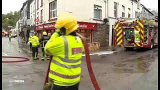 VIRGIN MEDIA NEWS  GAA PITCH UNDERWATER amp MAJOR FLOODING IN BANTRY WEST CORK  IRELAND [upl. by Einyaj]