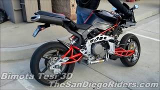 Bimota Tesi 3D Auto Club Speedway Fontana [upl. by Kciderf650]