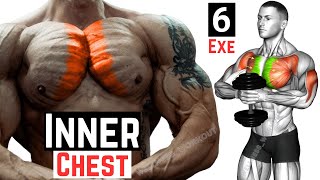 Best Inner Chest Workout for Mass  Build Bigger Chest Fast [upl. by Ynaffyt]