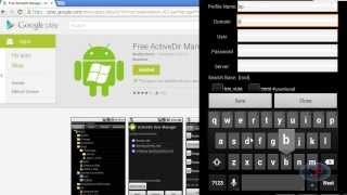 Managing Active Directory from Android device [upl. by Aneelehs]