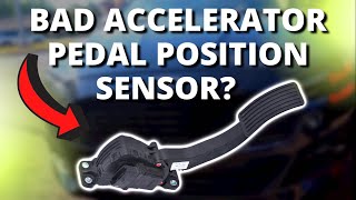 SYMPTOMS OF A BAD ACCELERATOR PEDAL POSITION SENSOR [upl. by Lucille]