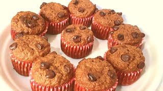 Quick and easy no flour healthy banana cupcakes recipe tanzeensspiceincurry easiestmuffin [upl. by Eiknarf857]