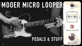 MOOER MICRO LOOPER demo [upl. by Yellas]