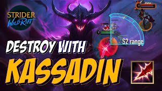 HOW TO ALWAYS WIN LANE WITH KASSADIN  Wild rift [upl. by Robert]