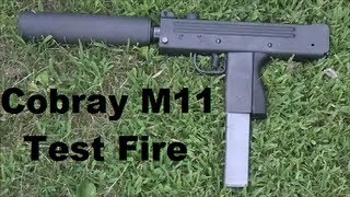 Cobray M11 Test Fire Uncut [upl. by Notsob]