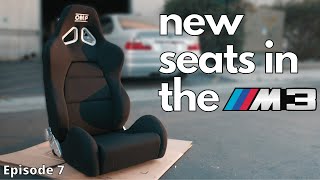 New Racing Seats Installed in the E46 M3  They Look So GOOD  Episode 7 [upl. by Blaine]