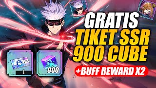 GRATIS Ticket SSR amp 900 Cube Event Wajib KELAR Tapi Gabisa Auto  Jujutsu Kaisen Phantom Parade [upl. by Cantone886]