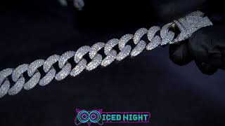 13MM Iced Out Cuban Bracelet [upl. by Lamhaj222]