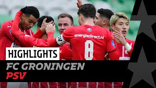 GÖTZE scores ⚽ amp VEERMAN debut ✨  HIGHLIGHTS FC Groningen  PSV [upl. by Marlea]