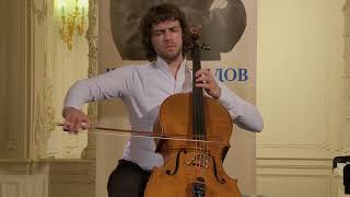 Aleksander Ramm cello English Hall of St Petersburg Music House 20180625 Part 2 [upl. by Hagep]