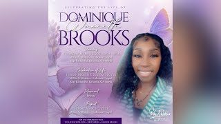 Celebration of Life for Dominique Danielle Brooks [upl. by Stier974]