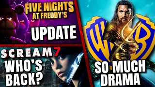 Insane DC Drama FNAF Movie Update Scream 7 amp MORE [upl. by Enileqcaj]