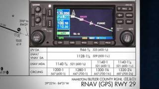 Garmin 430W LPV Approach  WAAS Training Program from Sportys Pilot Shop [upl. by Ytissahc]