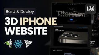 Build and Deploy an Apple Website with React  Beginner Threejs amp GSAP Tutorial [upl. by Rennold206]