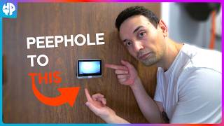 Smart Peephole Wireless Camera Doorbell  EZVIZ CP4 Review [upl. by Eliathan217]