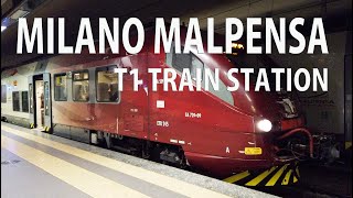 【Airport Tour】 Milano Malpensa Airport T1 Train Station [upl. by Stegman]