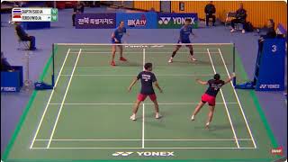 FerdiansyahWidjaja Ina vs OupthongSudjaipraparat tha  Korea Masters 2024 [upl. by Stiruc]