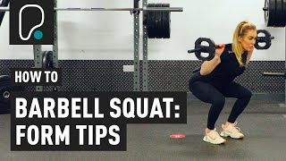 How To Squat With A Barbell Properly [upl. by Suiradel]