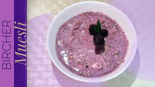 Bircher Muesli Recipe  High in Fiber Swiss style healthy Breakfast [upl. by Adalbert]