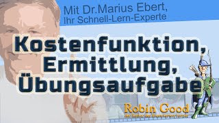 Kostenfunktion Übungsaufgabe zur Ermittlung [upl. by Arni]