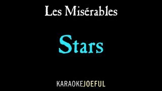 Stars Les Miserables Authentic Orchestral Karaoke Instrumental [upl. by Arinay]