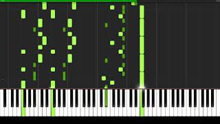 Fugue in Gminor BWV 578 quotLittle Fuguequot  J S Bach  Piano Tutorial  Synthesia [upl. by Urbannal764]