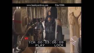 Behind the scenes by Huntley Film Archives  Snape in the Hogwarts corridor HP1 [upl. by Hardie]