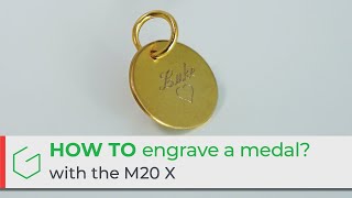 How to engrave medals with the M20 X [upl. by Mckinney]