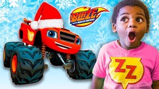 GIANT BLAZE amp MONSTER MACHINE TRUCK TOY BOX GOO COO GAGA LEARN ABOUT TRUCKS [upl. by Ahsym981]