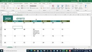 Aprende hacer un Calendario Académico en Excel [upl. by Giaimo]