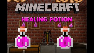 How To Make Healing Potion Minecraft [upl. by Anai]