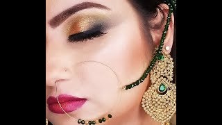 Walima Bridal makeup tutorial urduhindi [upl. by Nilecoj998]